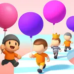 Race against opponents in a thrilling obstacle course! Collect balloons to jump higher, avoid hazards, and be the first to finish. Play this fun running game…
