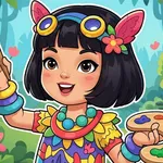 Libera a túa creatividade neste vibrante xogo de colorear. Elixe entre moitas escenas da selva e dálles vida cunha rica paleta de cores. Comeza a colorear…