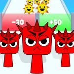 Guía o teu adorable equipo Sprunki por un percorrido de obstáculos. Fai crecer o teu escuadrón escollendo as portas correctas e proba os teus reflexos para…