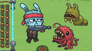 Defende a túa granxa de implacables ondas de monstros neste xogo de supervivencia estratéxico. Elixe potentes melloras, desbloquea novos heroes e mira canto…