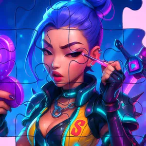 Monta imaxes impresionantes neste crebacabezas con temática K-Pop. Escolle entre varios niveis de dificultade e pon a proba as túas habilidades con 12 desafíos…