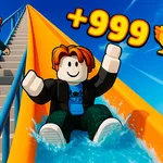 Ascende estruturas xigantes e lánzate por emocionantes tobogáns para recoller moedas neste vibrante xogo de obby. Únete a mascotas adorables para aumentar as…