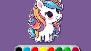 Libera a túa creatividade nun mundo máxico de unicornios. Escolle entre unha gran paleta de cores para dar vida a debuxos fermosos neste relaxante xogo de…