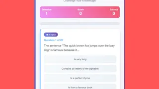 Pon a proba o teu intelecto con Quiz Educación, un divertido e atractivo xogo de preguntas para todas as idades. Responde preguntas sobre unha ampla gama de…